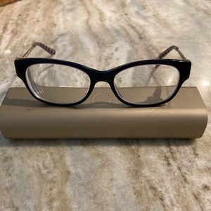 Like new Tory Burch glasses frame with case